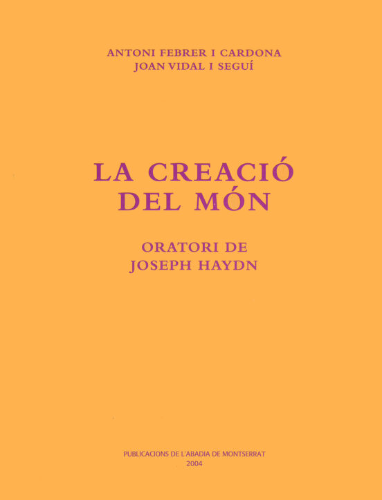 La creació del món. Oratori de Joseph Haydn