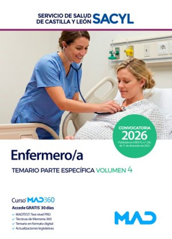 Enfermero/a. Temario Parte Específica Volumen 4. Servicio De Salud De