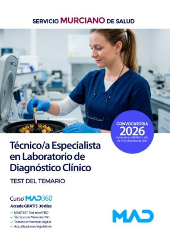 Técnico/a Especialista En Laboratorio De Diagnóstico Clínico. Test Del