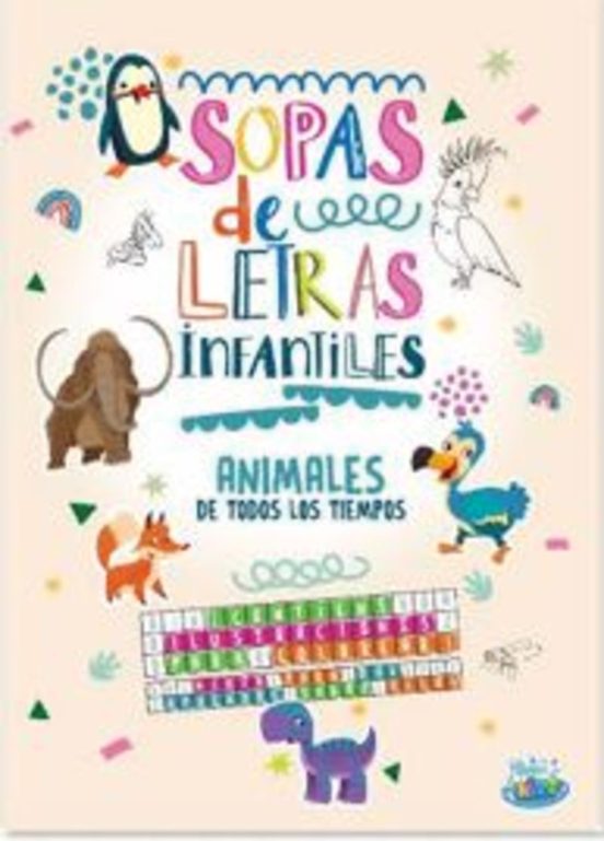 Sopa De Letras Animales De Todos Los Tiempos - Sopa De Letra Infantile