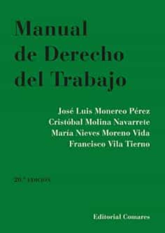 Manual De Derecho Del Trabajo