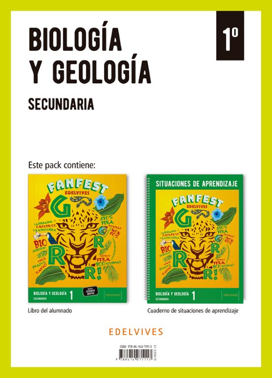 Biología y Geología 1º ESO + Cuaderno Situaciones de Aprendizaje Fanfe