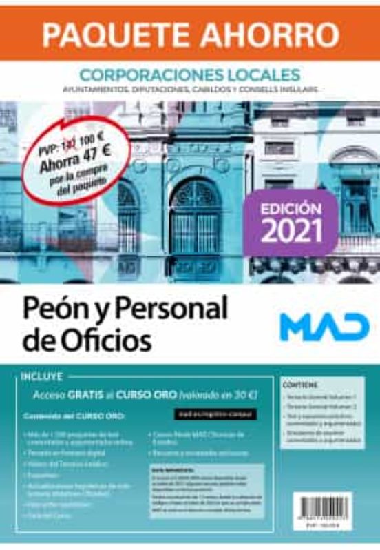 Paquete Ahorro Peón Y Personal De Oficios De Corporaciones Locales
