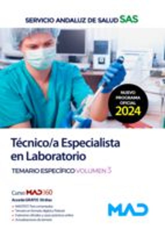 Técnico/a Especialista En Laboratorio. Temario Específico Volumen 3