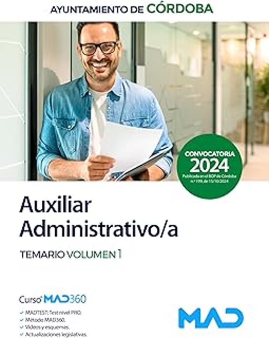 Auxiliar Administrativo/a Del Ayuntamiento De Cordoba. Temario