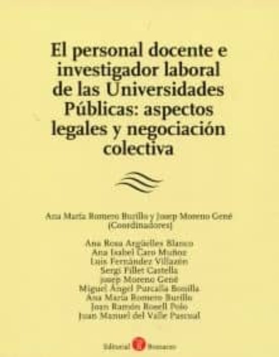 Personal Docente E Investigados Laboral De Las Universidades Publ Icas