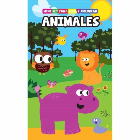 Animales. Mini Set Para Leer Y Colorear