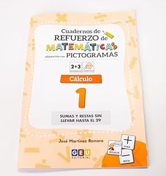 Cuaderno De Refuerzo Con Matemáticas Cálculo 1 Adaptación Con Pictogra