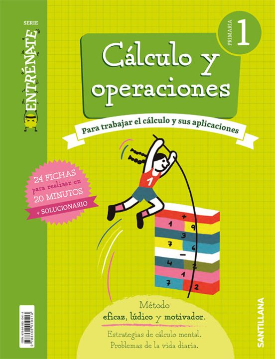 Entrénate. Cuaderno Cálculo 1 Primaria