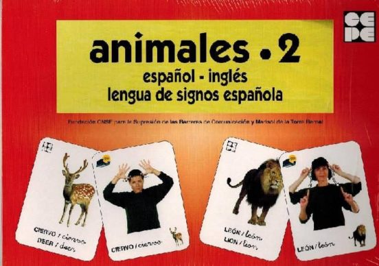 Animales - 2. Español-ingles. Lengua De Signos Española