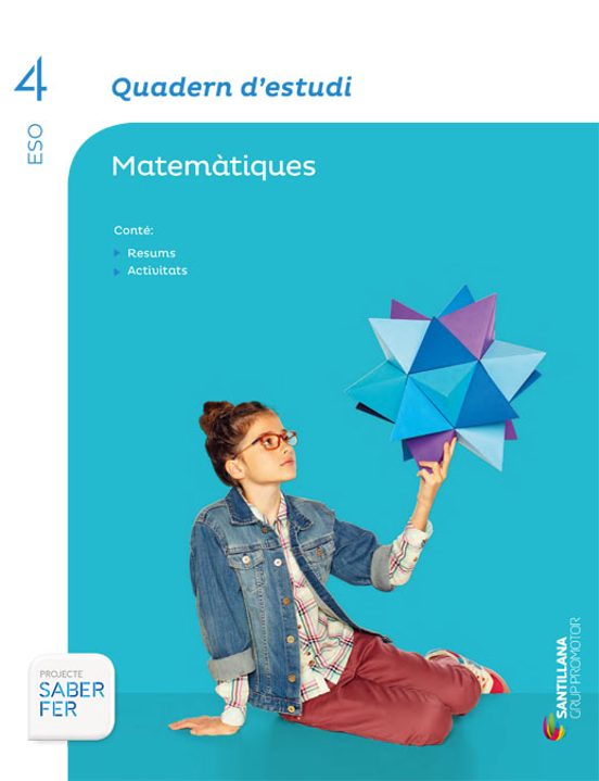 Matematicas 4º Eso Cuaderno Estudio Saber Fer Catala Ed 2016