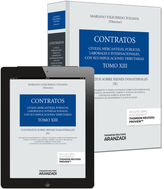 Contratos Tomo XIII. Contratos sobre Bienes Inmateriales