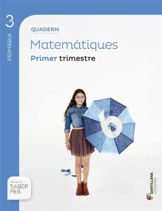 Quadern Matematiques Proyecto Sabe Fer 3º Primaria 1º Trimestre Edici