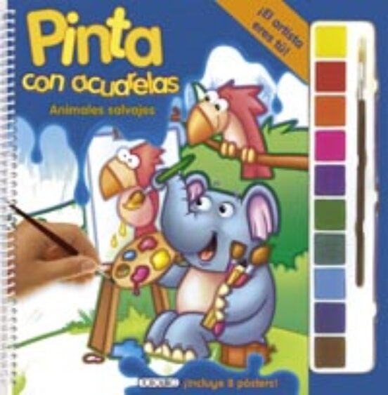 Animales de la Selva: Pinta con Acuarelas