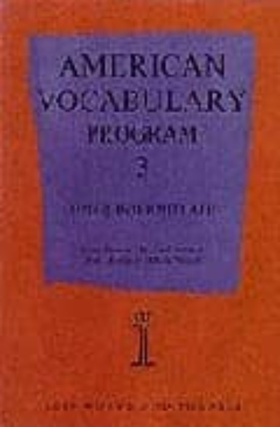 American Vocabulary Program 3