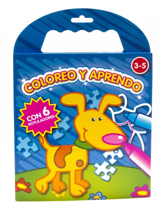Coloreo Y Aprendo: Azul Oscuro