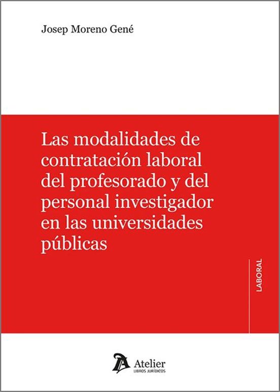 Modalidades De Contratación Laboral Del Profesorado Y Del Pe En Las Un