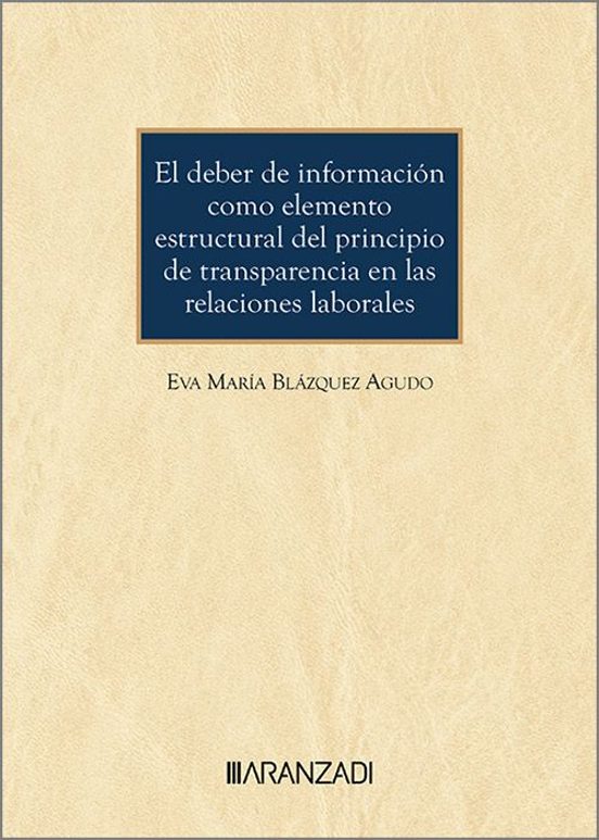 El Deber De Información Como Elemento Estructural Del Principio De Tra