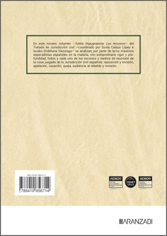 Tutela Impugnatoria: Los Recursos