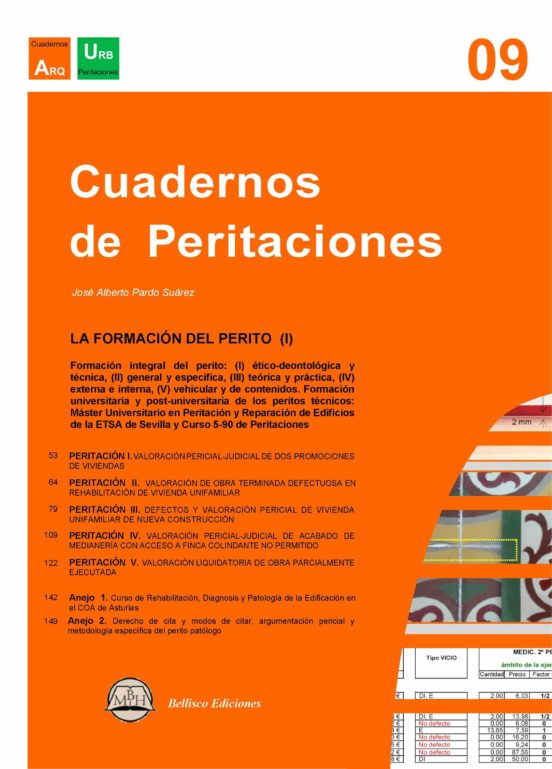 Cuaderno De Peritaciones - Volumen 9