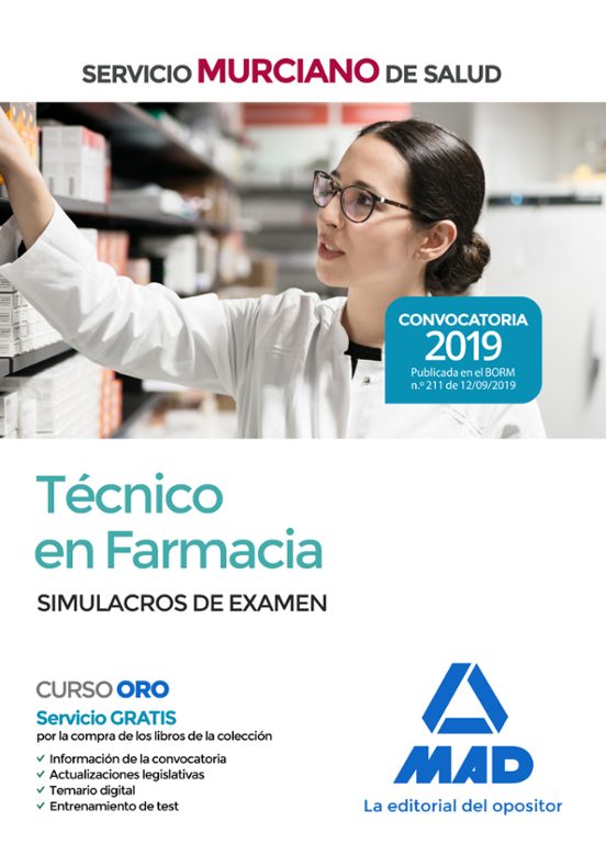 Técnico En Farmacia Del Servicio Murciano De Salud. Simulacros De Examen