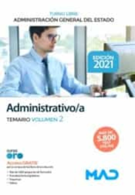 Administrativo De La Administración General Del Estado . Temario Volumen 2