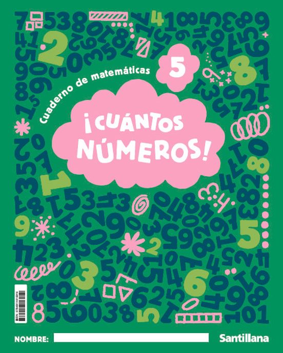 Nivel 5 Cuantos Numeros 5 Años Cuaderno
