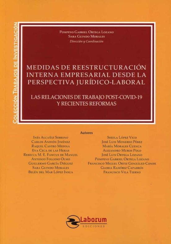 Medidas De Reestructuracion Interna Empresarial Desde La Perspectiva J