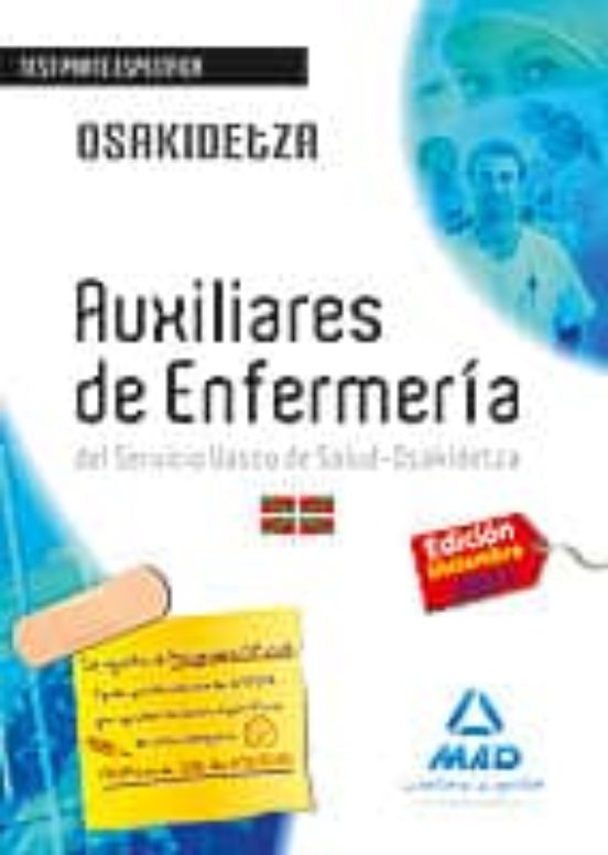 Auxiliares De Enfermeria Del Servicio Vasco De Salud-osakidetza. Test