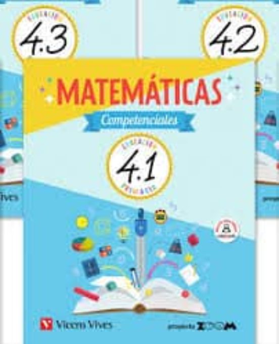 Matemáticas Competenciales 4º Educacion Primaria Libro 1 2 Y 3