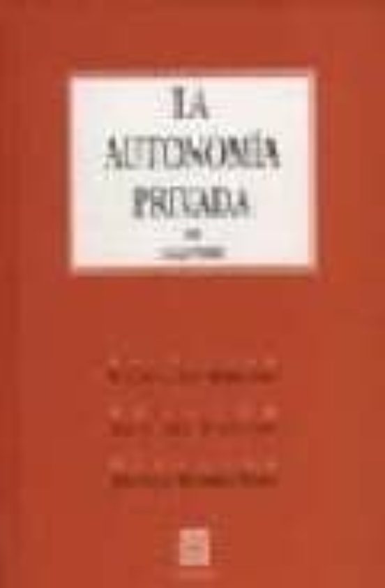 La Autonomia Privada