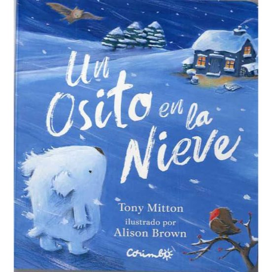 Un Osito En La Nieve Cartón