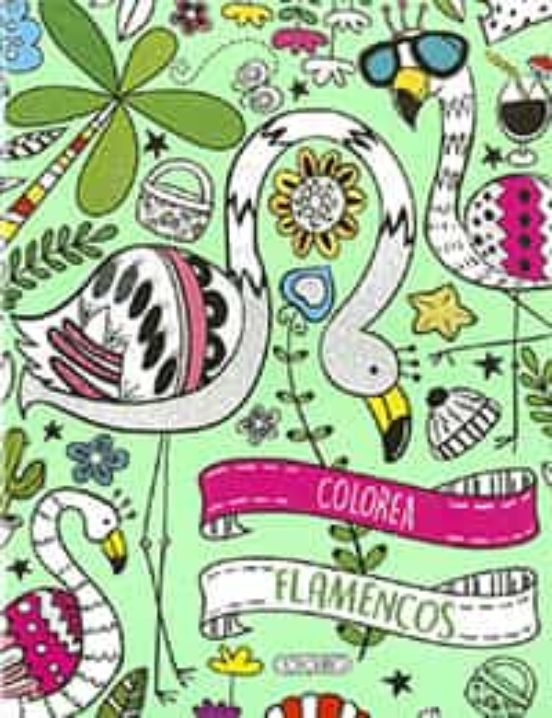 Colorea Flamencos
