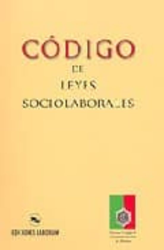 Codigo De Leyes Sociolaborales