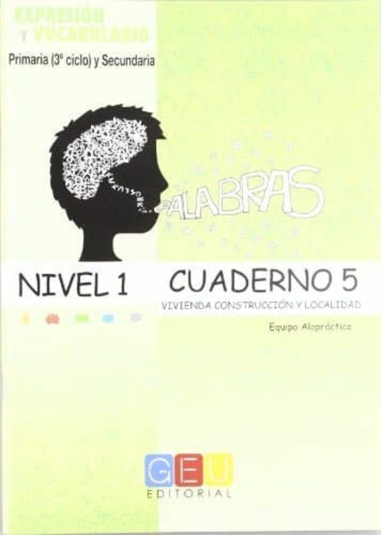 Palabras. Vivienda Construccion y Localidad Nivel 1. Cuaderno 5