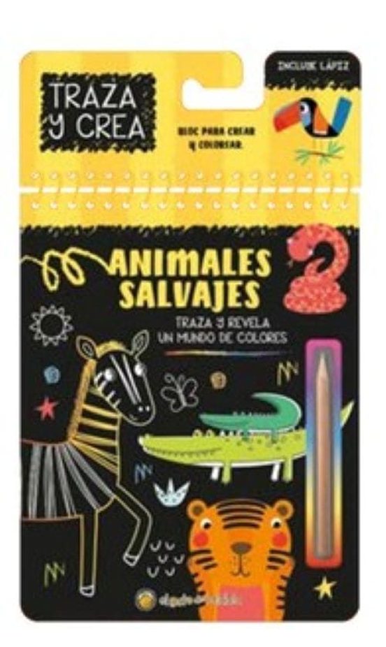 Animales Salvajes Traza Y Crea