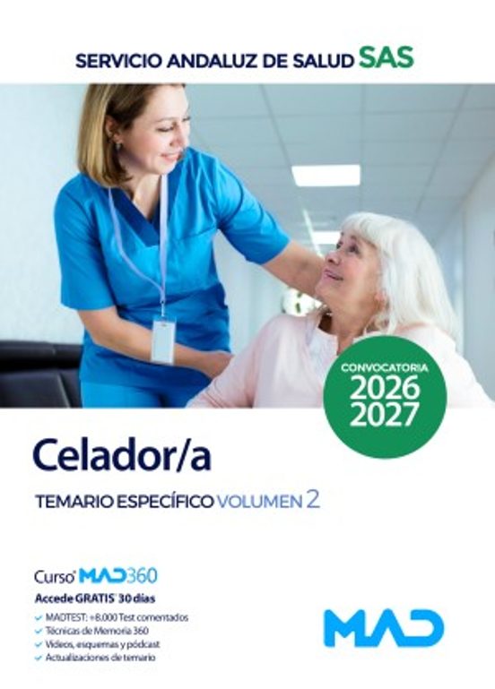 Celador/a. Temario Específico Volumen 2. Servicio Andaluz De Salud