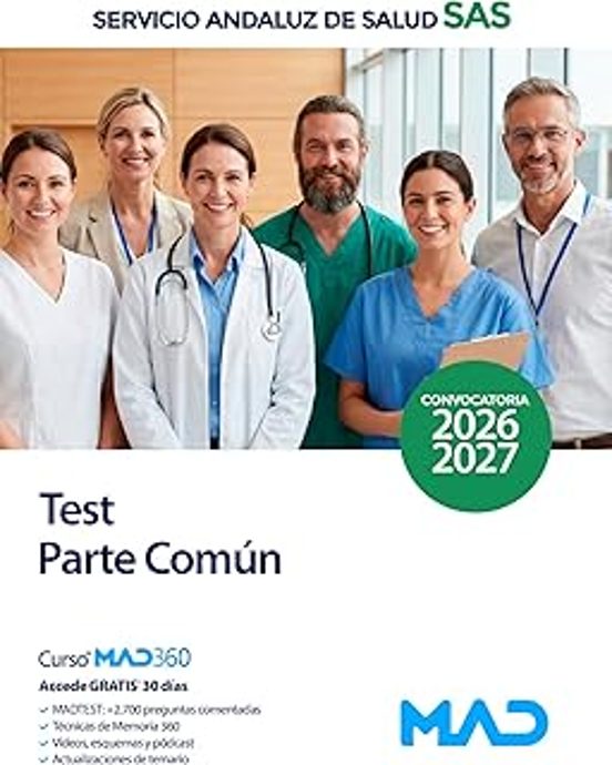 Servicio Andaluz De Salud . Test Parte Común