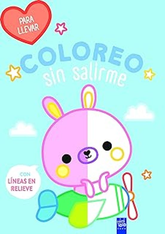 ¡guau! Coloreo Sin Salirme. Para Llevar. Conejo