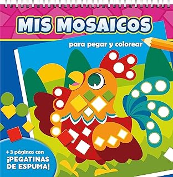 Mis Mosaicos Para Pegar Y Colorear. Animales Domésticos