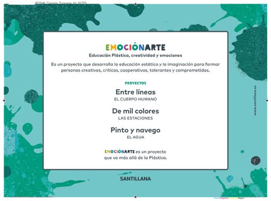 Emocionarte Turquesa 1º Educacion Primaria Cuad + Ficha Serie Emociona