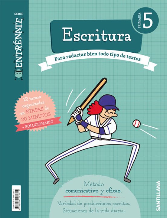 Entrénate. Cuaderno Escritura 5 Primaria