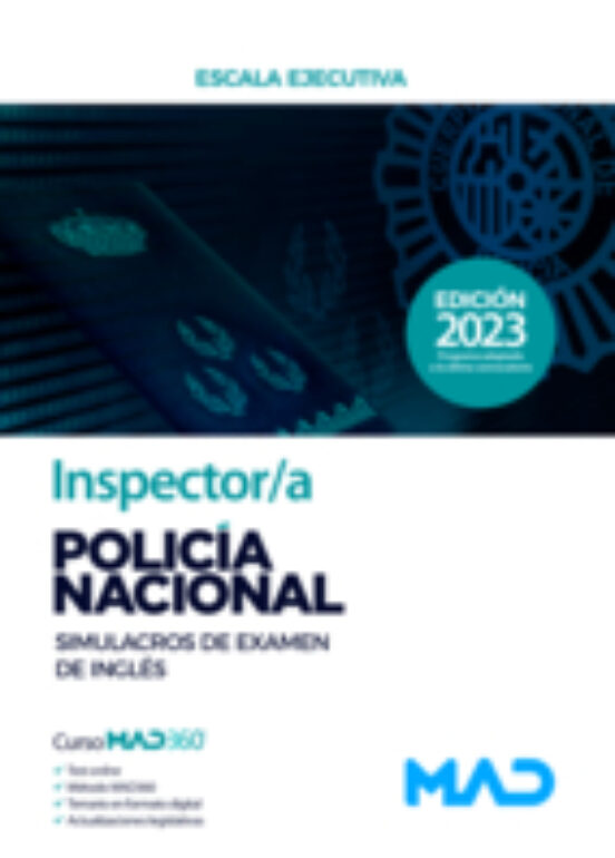 Inspector/a De Policía Nacional. Simulacros De Examen De Inglés