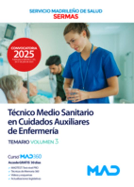 Técnico En Cuidados De Auxiliares De Enfermería. Temario Vol. 3: Servi