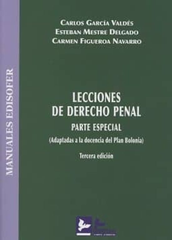 Lecciones De Derecho Penal: Parte Especial