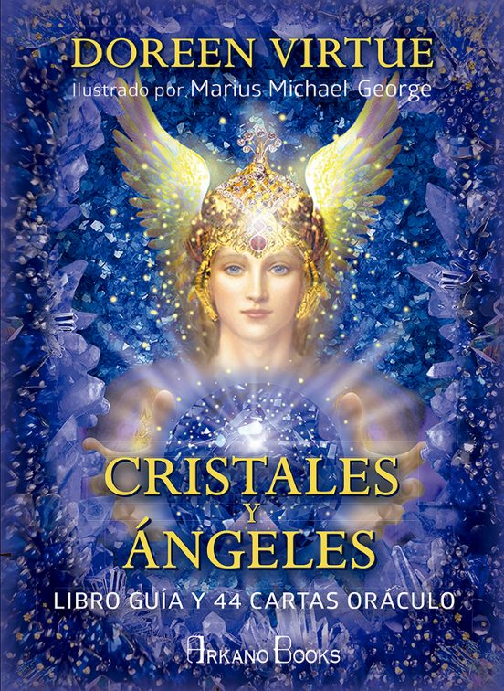 Cristales Y Ángeles: Libro Guía Y 44 Cartas Oráculo