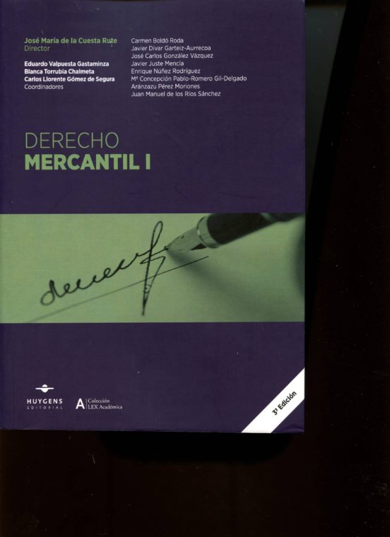 Derecho Mercantil I
