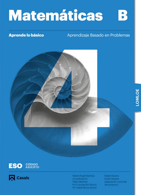 Ab Matemáticas 4 B Eso. Aprende Lo Básico Lomloe Proyecto Código Abier