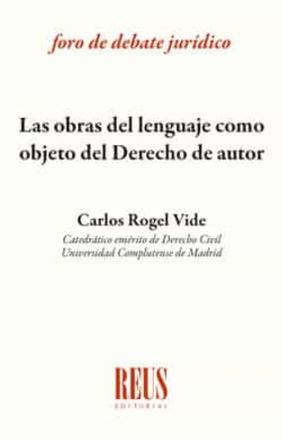 Las Obras Del Lenguaje Como Objeto Del Derecho De Autor
