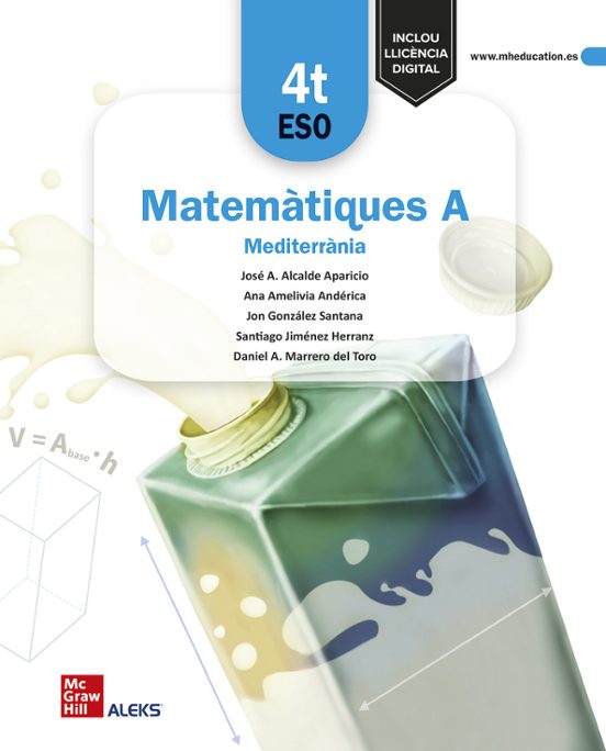 Matemàtiques a 4º ESO Mediterrània. Edició LOMLOE
